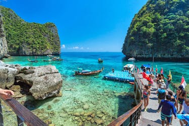 Full-day Early Bird Phi Phi and Bamboo Island by Speedboat from Phuket